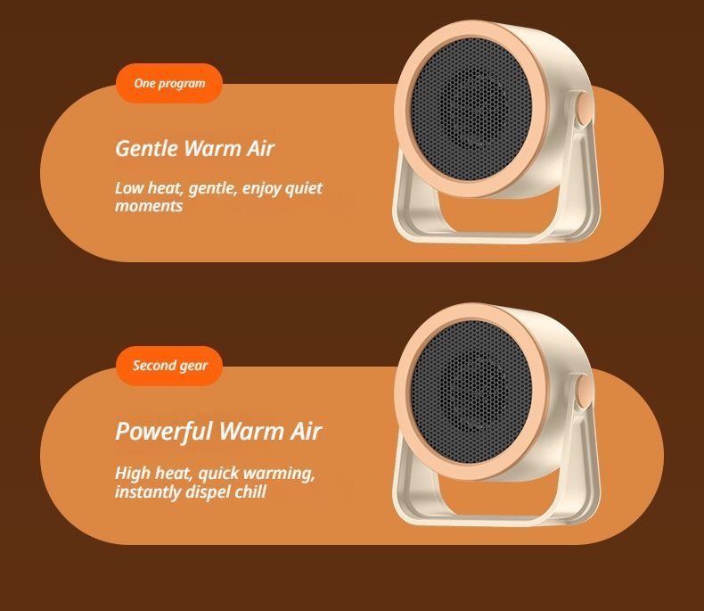 Desk heater white