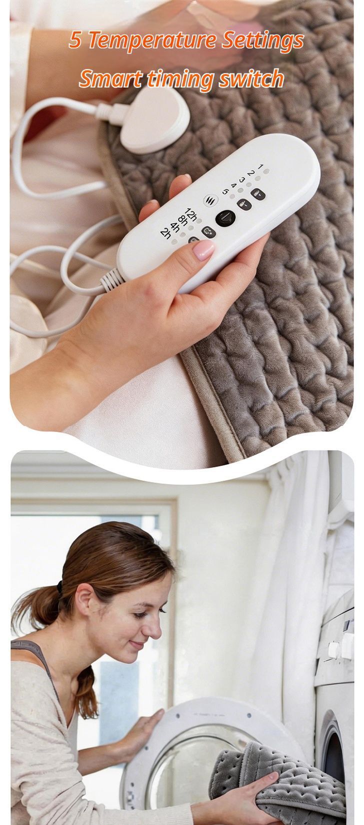 Electric blanket 50 * 100-grey