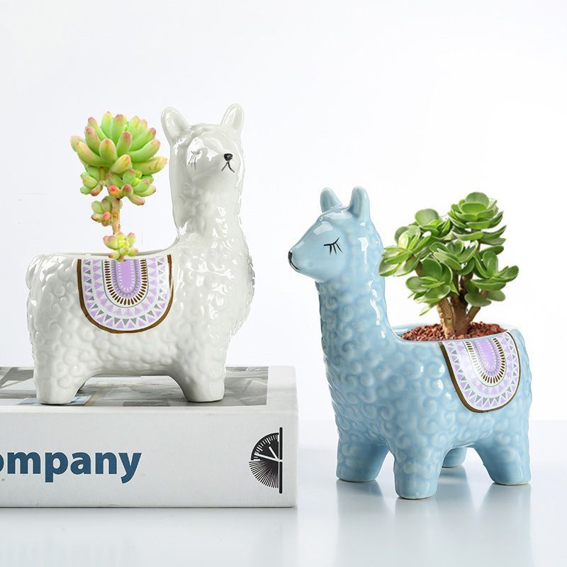 Head-Tilted-Alpaca-Orchid-Ceramic-Planter