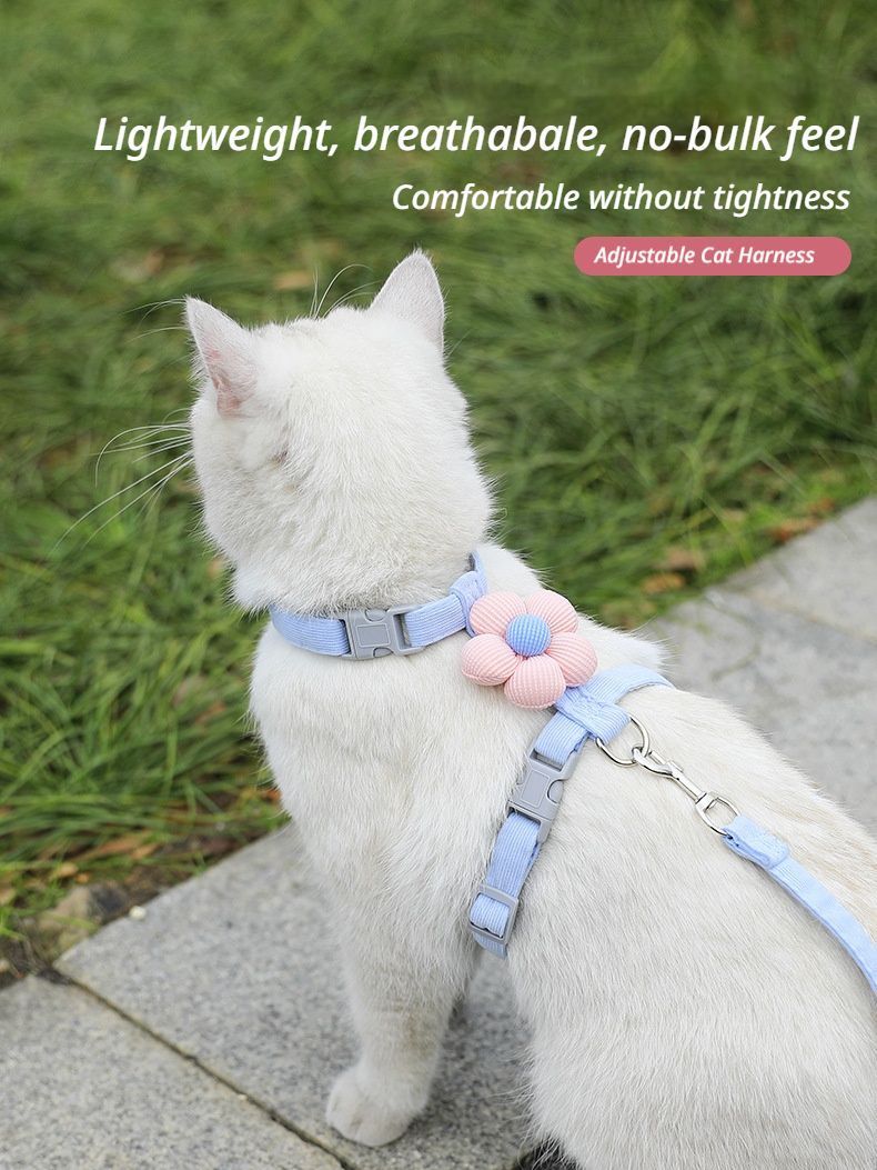 Pet Harness-yellow+1.8m Leash+Size M
