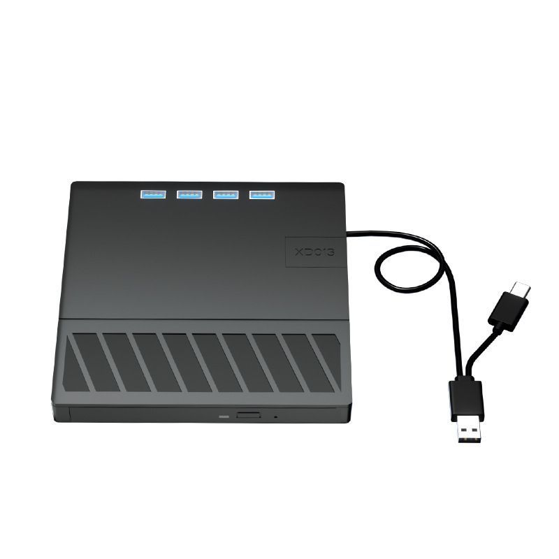 CD/DVD Burner & Card Reader Black