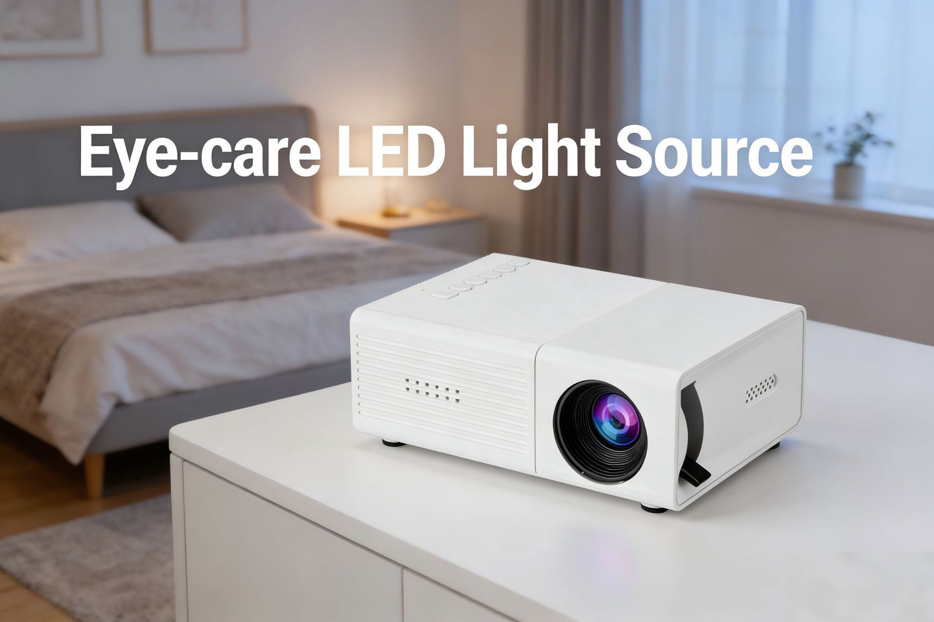 M3S Mini Projector White USB-Powered