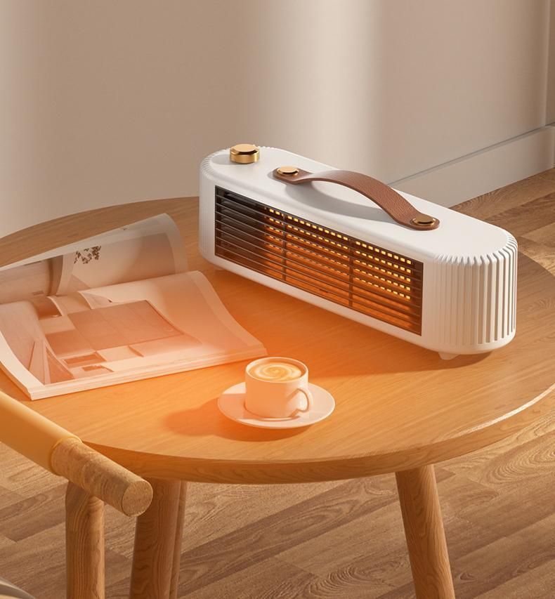 White Desktop Space Heater 03