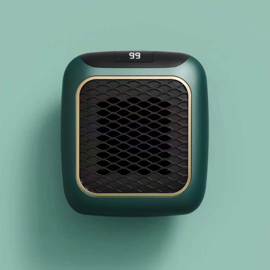 3-Second Heat Wall-Mounted Heater! Safe, Silent, Winter's "Little Sun"(BLUE)