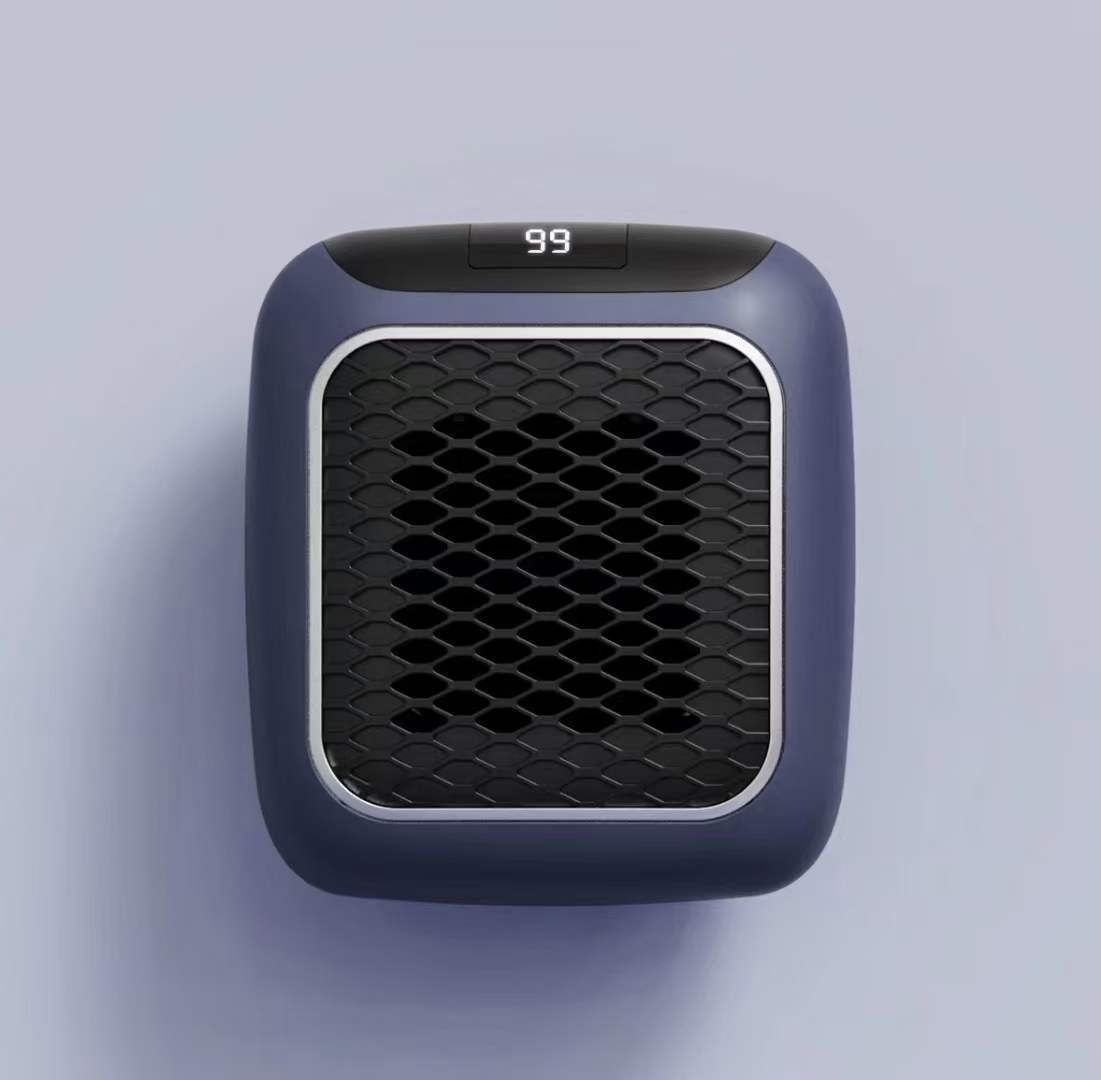 3-Second Heat Wall-Mounted Heater! Safe, Silent, Winter's "Little Sun"(GREY)