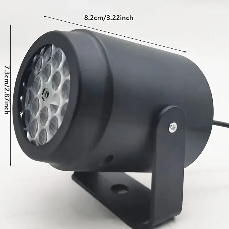 20-Pattern Christmas Projection Lamp, Plug-and-Play USB Lights Up a Fairy-Tale Christmas Night/silver