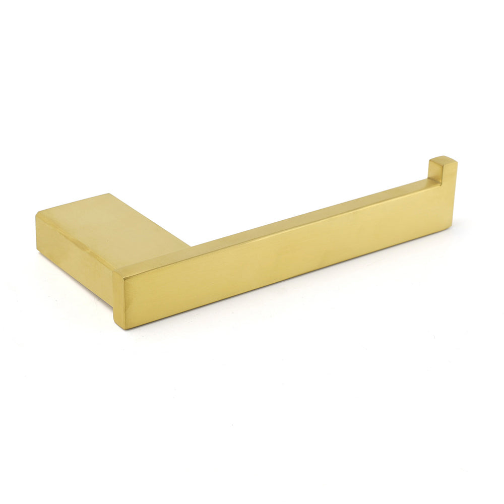 Square Toilet Paper Roll Tissue Roll Holder Hook Rack Wall Mounted Set