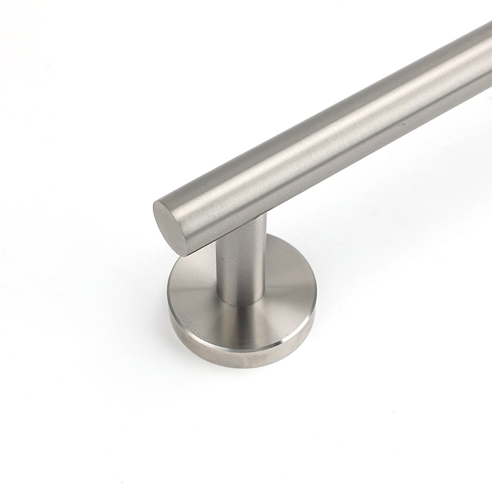 600mm Single Towel Rack Rail Holder Round Hanger Bar Wall Mounted