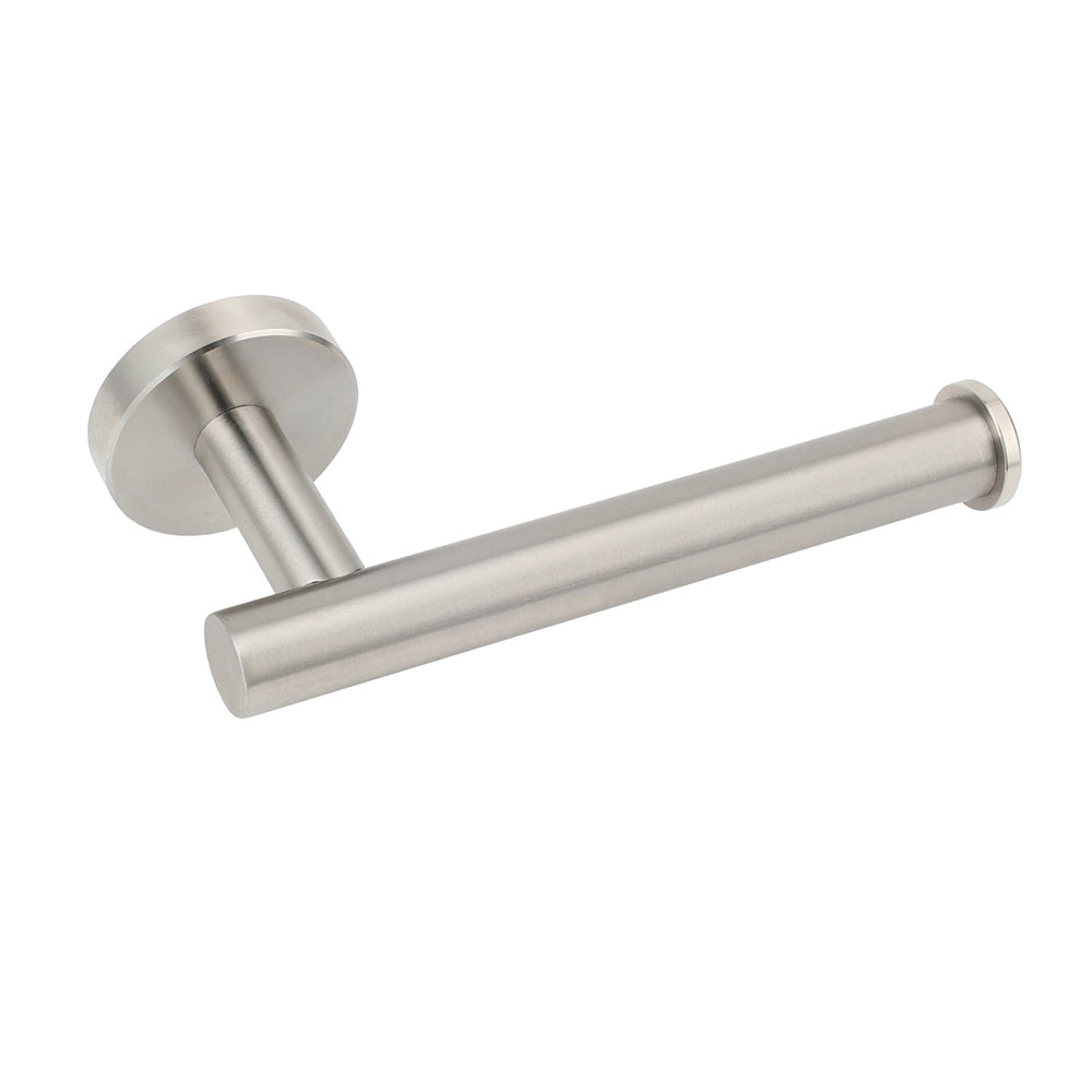 Brushed Gold Round Stainless Steel Toilet Paper Roll Tissue Holder Wall Mounted