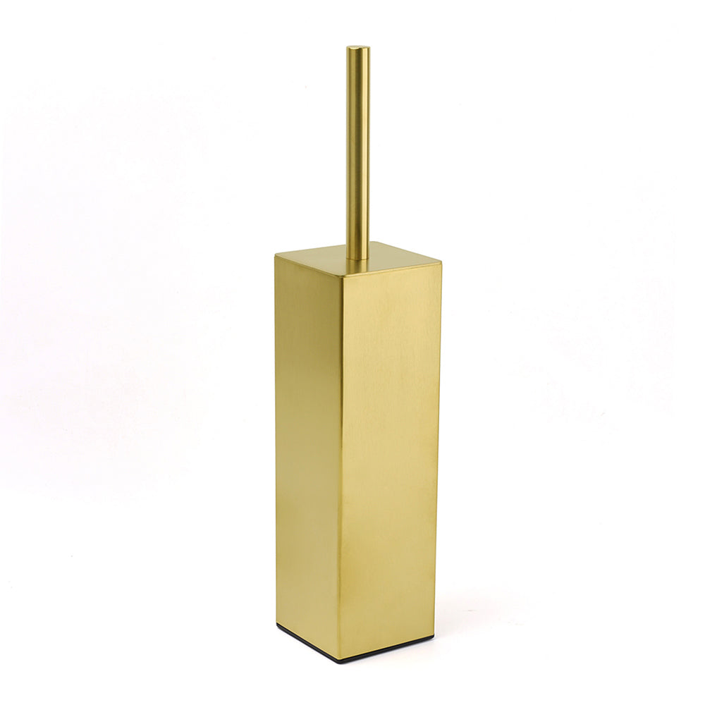 Square Toilet Brush & Holder – Stainless Steel