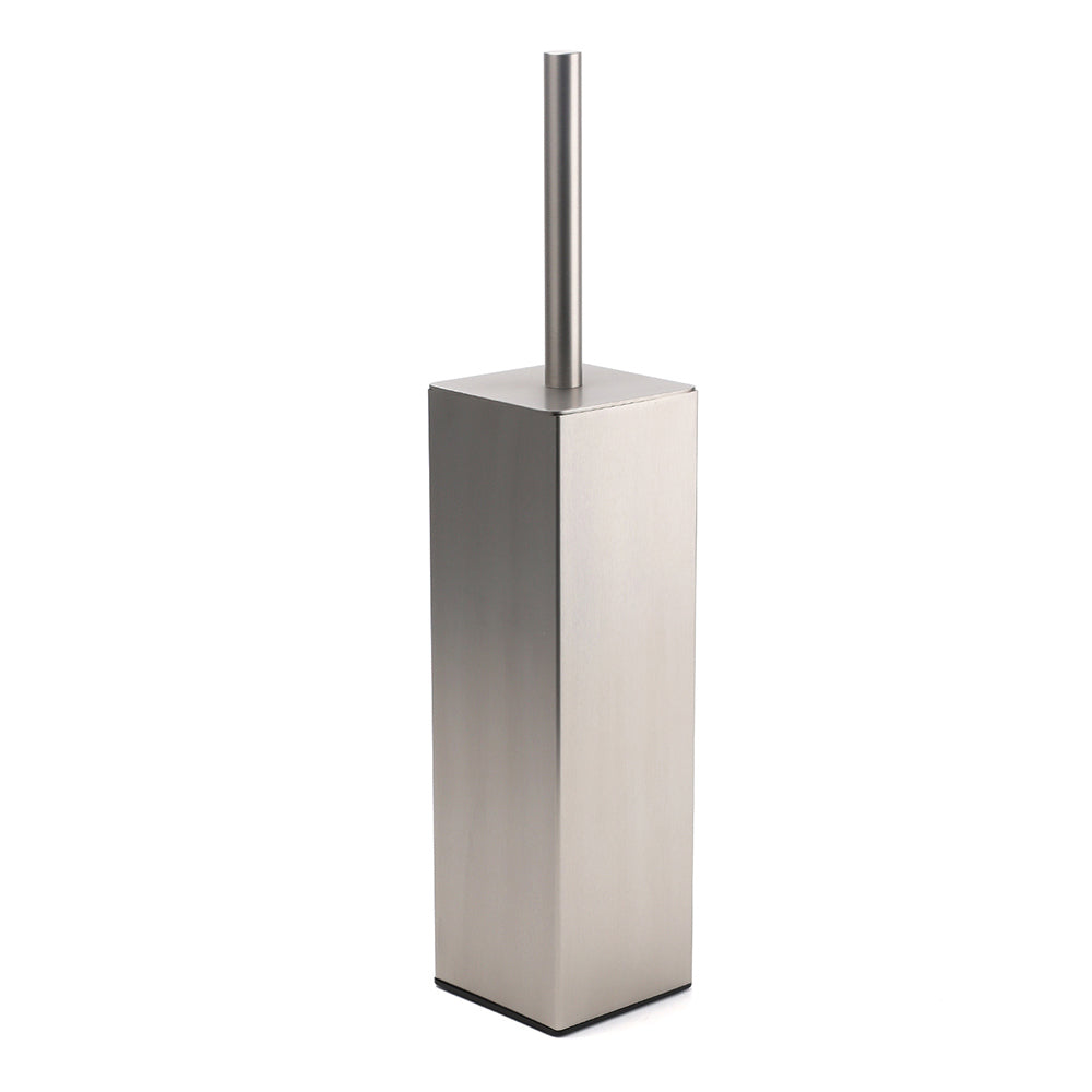Square Toilet Brush & Holder – Stainless Steel