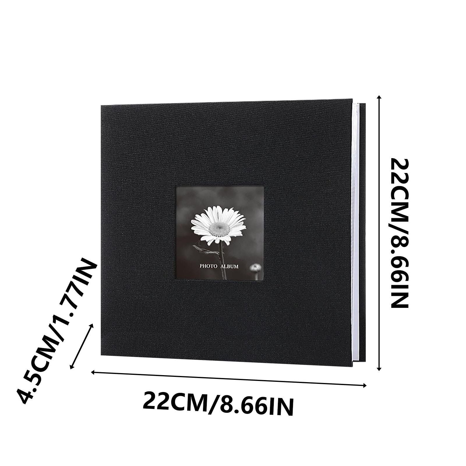 200 Picture Photo Album With Writing Space, Personalized Album for Wedding Family Travel and Kids, 4 x 6 in