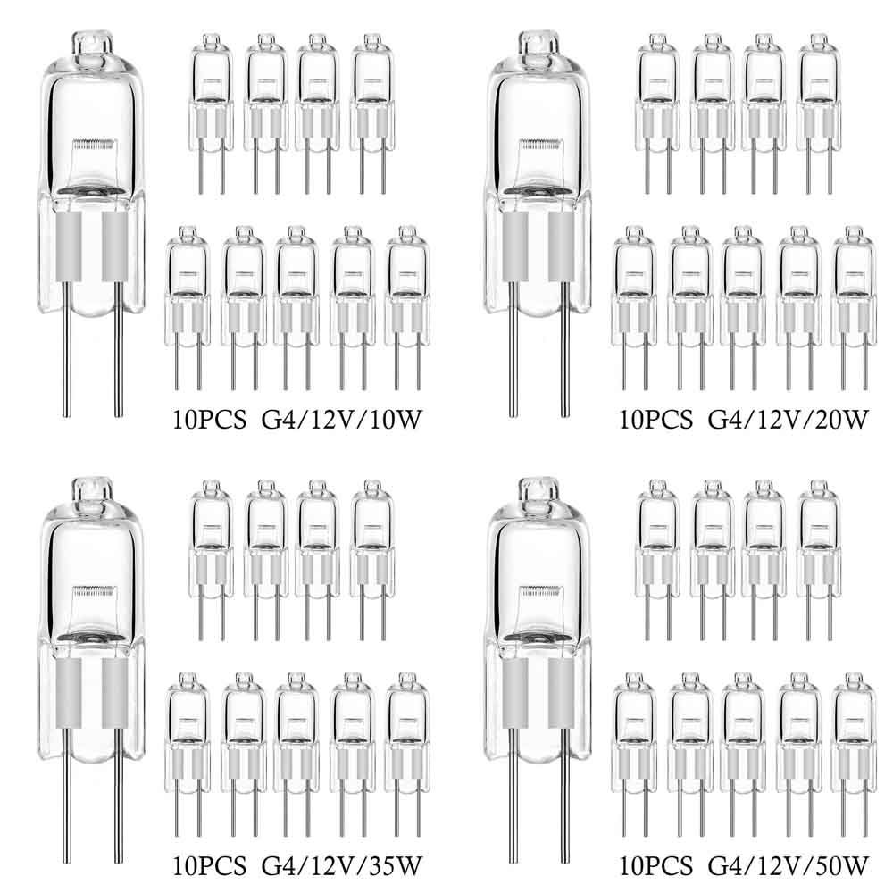 10 pcs Halogen Bulbs Capsule Lamps Lamps Lights G4-12V-35W