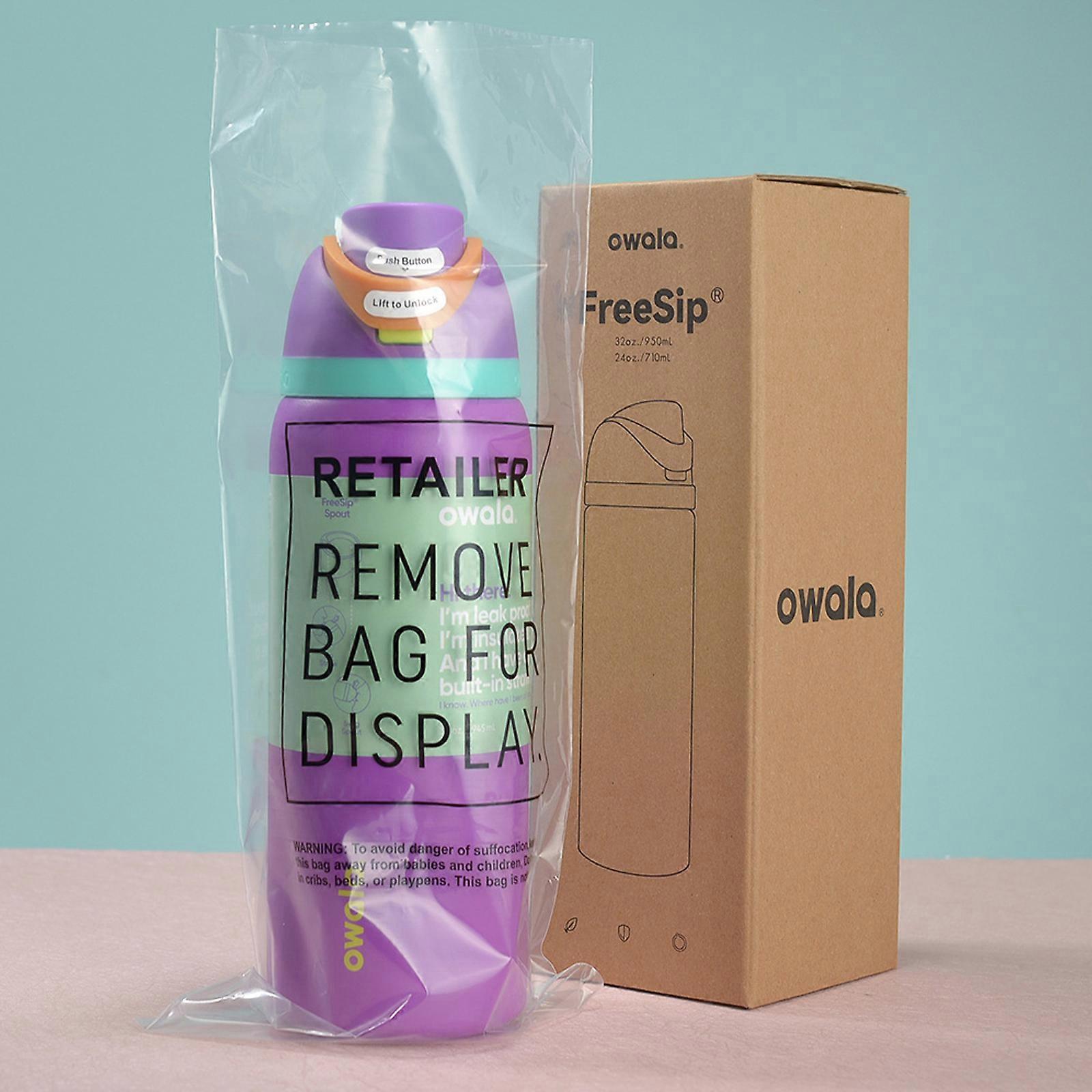 Large 710ml Off-White Thermos Bottle for Adventure lotus color