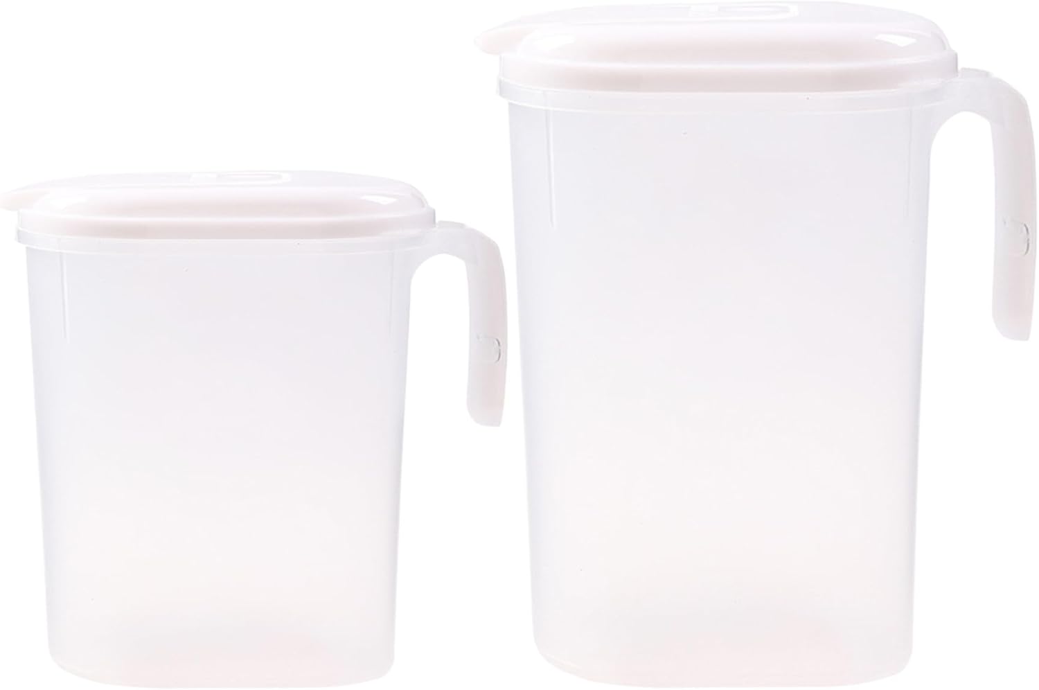 Cooling Water Jug, 1.5L and 2L plastic jug with filter lid, leak-proof for juice or iced tea