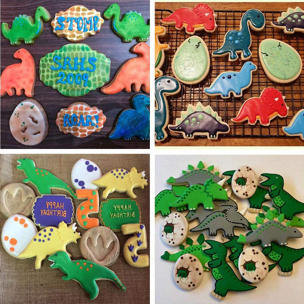 Dinosaur cake mold for kids baking fondant