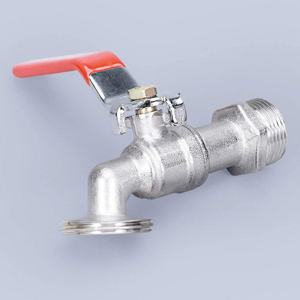 1000l tank tap with garden hose adapter, S60x6 IBC tap connection