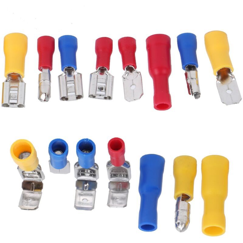 236 Pcs Crimp Terminal Set Insulating Tube Connector Block Wire Connection Accessories