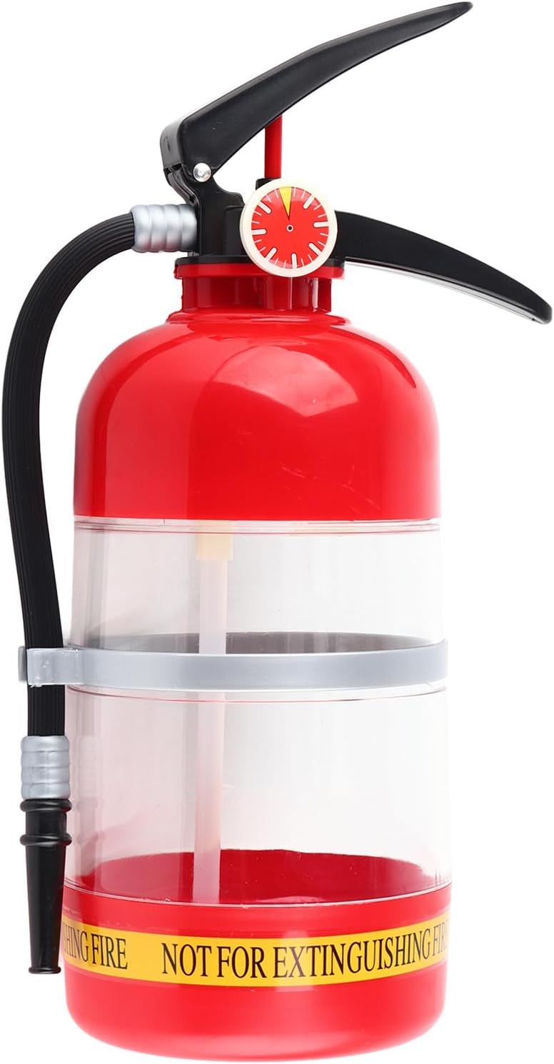 Fire Extinguisher Beverage Dispenser Pump Red, 3 L
