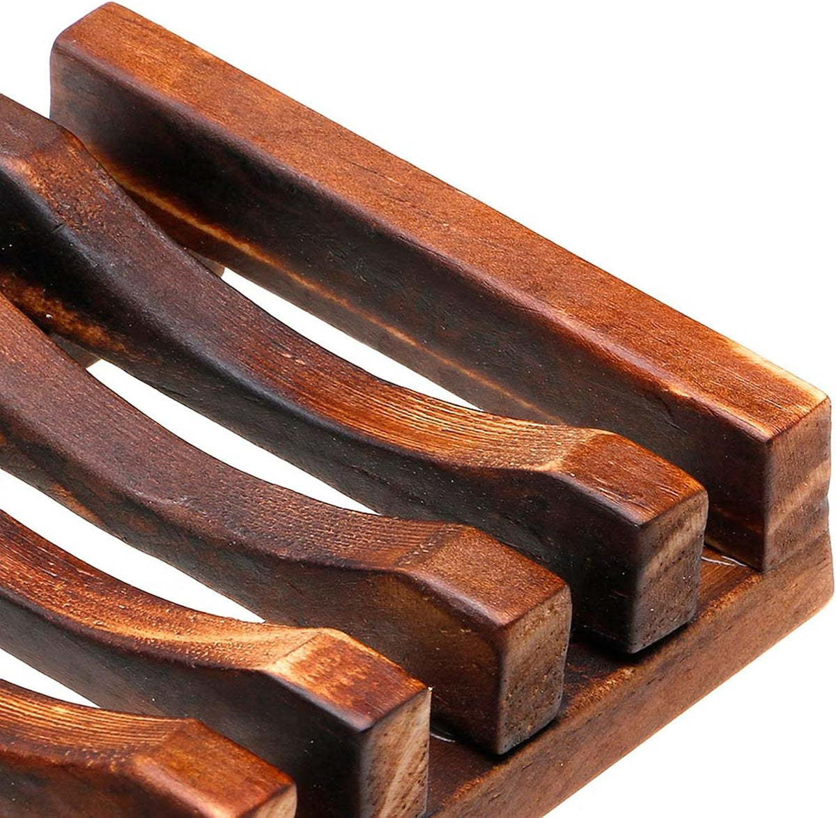 Bath Accessories Natural Wood Soap Dish/Soap Holder 2 PCS (2)