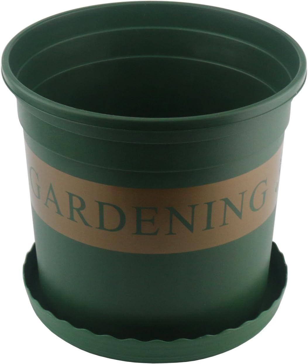 5 Durable Nursery Pots with 5 Pallets, Garden Planter Plant Containers, 3 Gallon