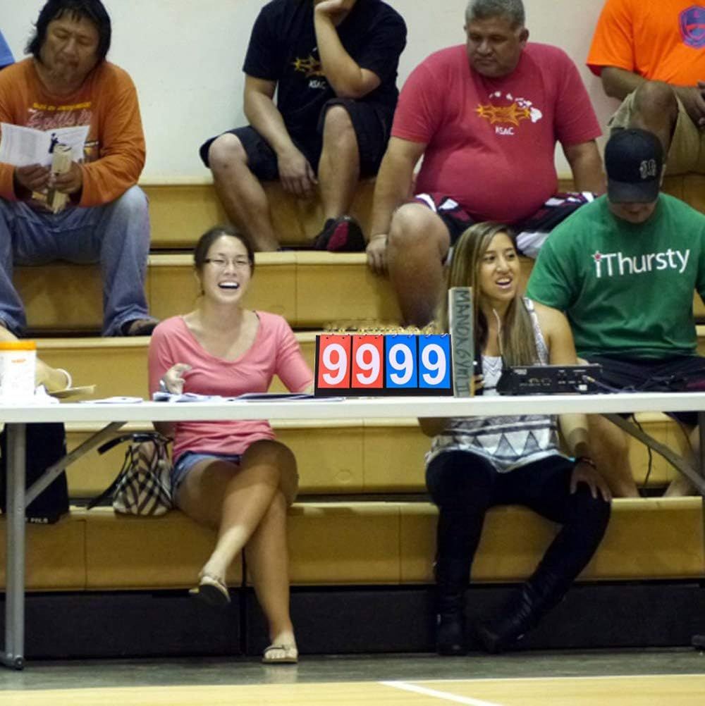 Table Top Scoreboard Flipper for Multi Sports, Score Flip Scoreboard