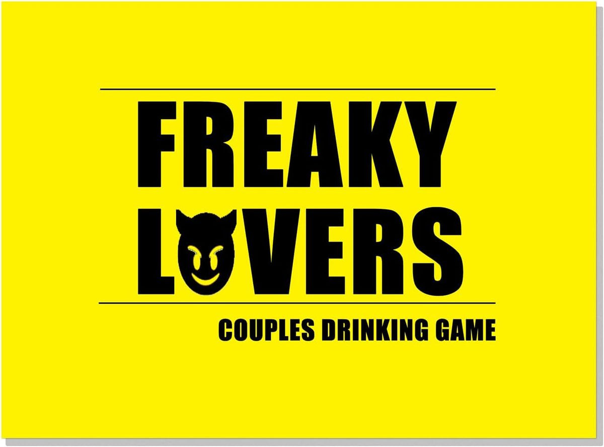 Couples Drinking Game, Freaky Lovers Test Your Freak Card Game for Date Night, Fun Gift for Anniversary Valentine Birthday, for 2 Players