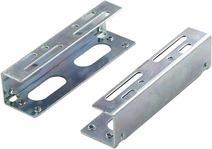 3.5" to 5.25" Hard Drive Bay Metal Mounting Bracket Adapter for 5.25" Internal Bay Drive, HDD Drive Adapter -2 Pairs