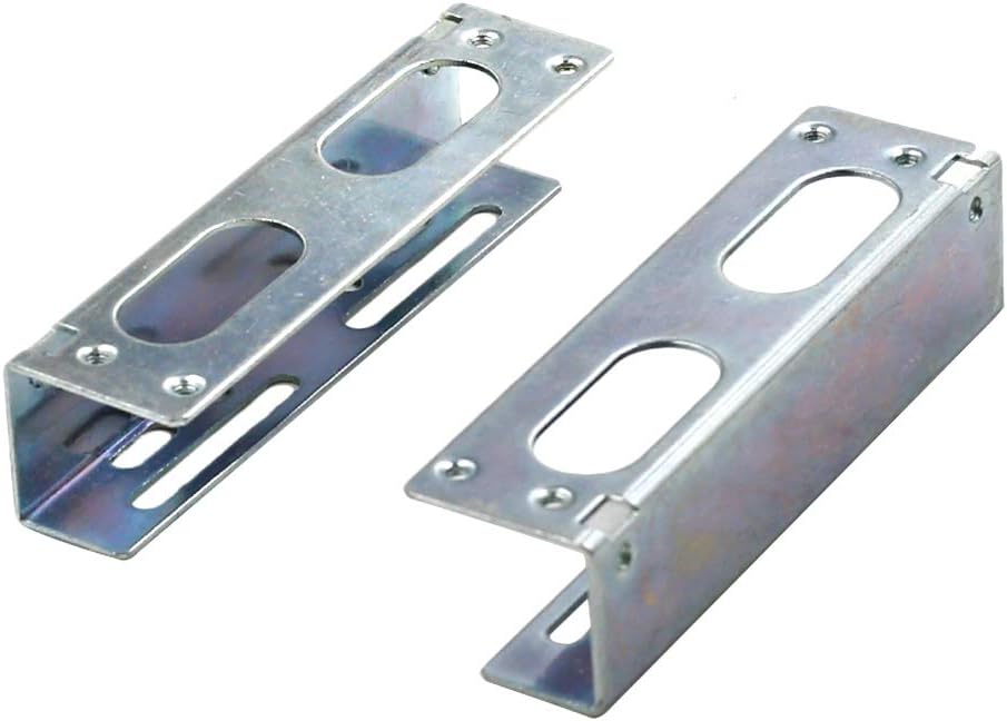 3.5" to 5.25" Hard Drive Bay Metal Mounting Bracket Adapter for 5.25" Internal Bay Drive, HDD Drive Adapter -2 Pairs