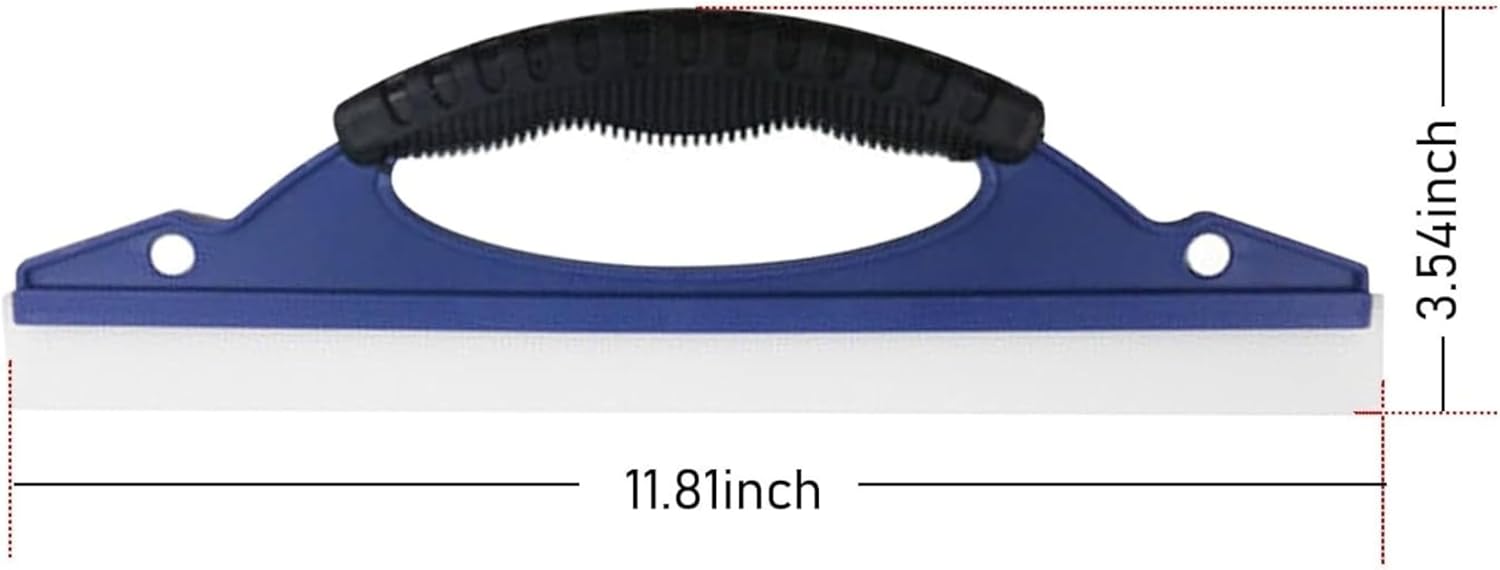 Blue Ice Scrapers 2 Pack - Windshield Ice Scraper for Car Windows - Snow and Ice Removal Tool
