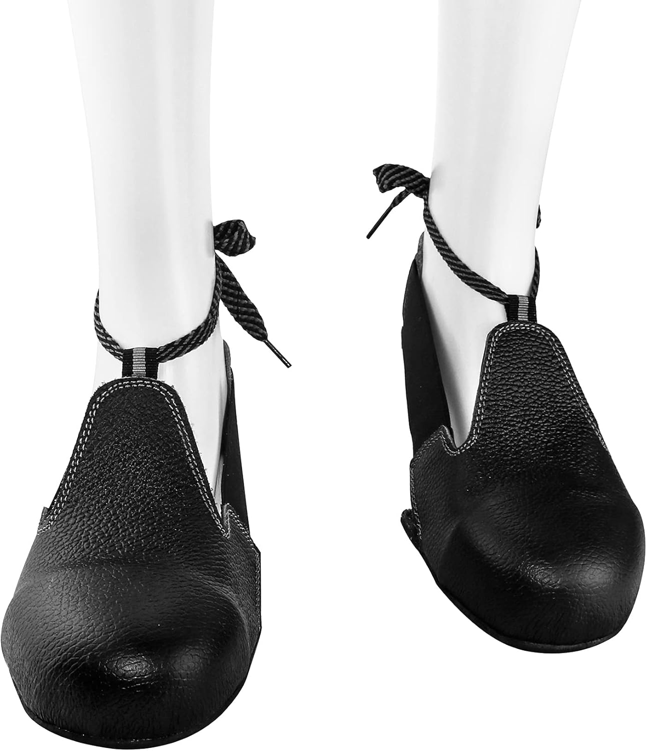 Steel Toe Cap Safety Overshoes Workplace Anti-smash Cover with Adjustable Strap for Men/Women, 1 Pair (Size 5-12 US)