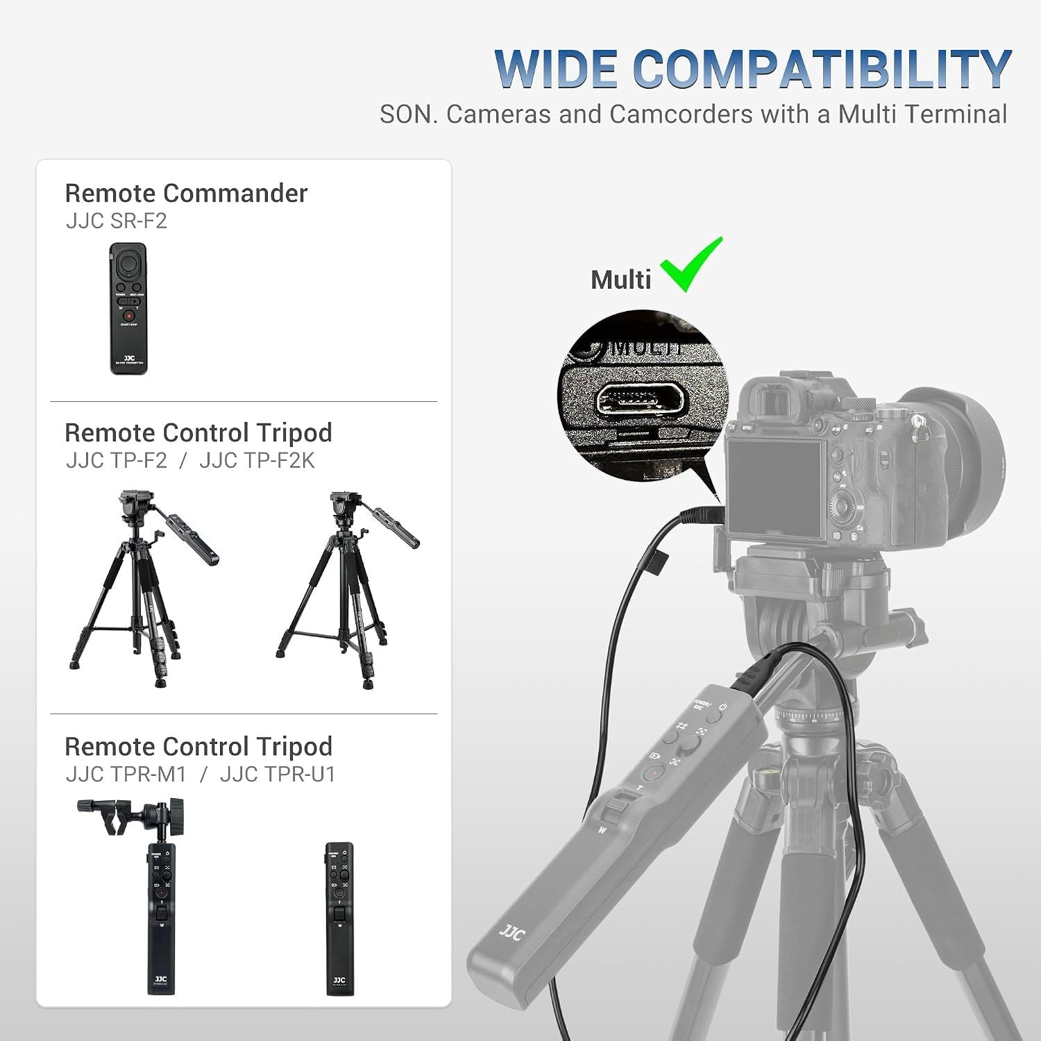 100CM Multi Terminal Connecting Cable Cord Fits Sony Camera/Camcorder Connect JJC SR-F2 SR-F2W TP-F2 TPR-M1 TPR-U1 TP-S2 Remote Control