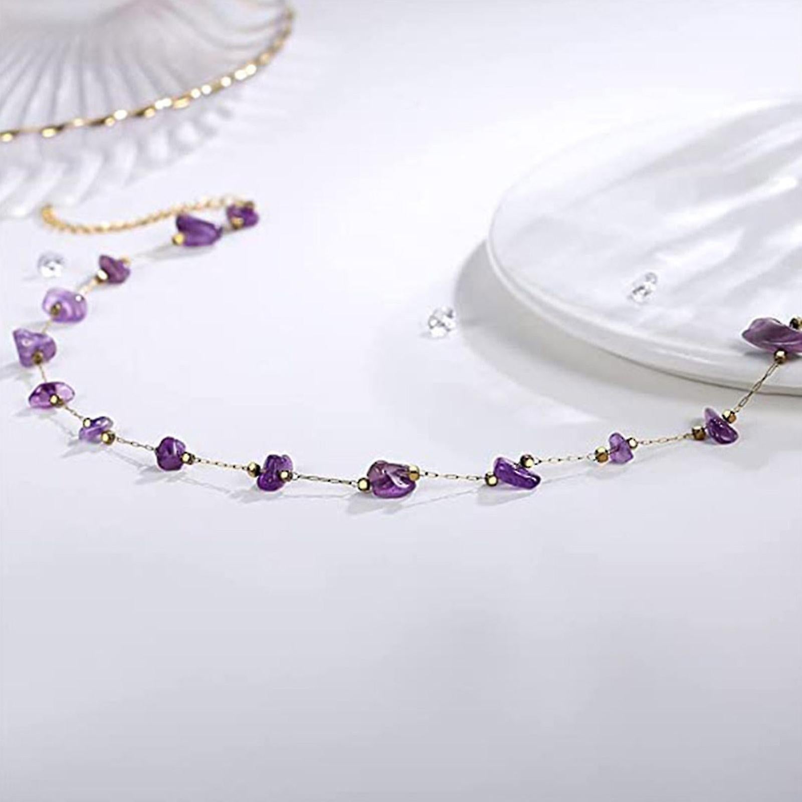 Red/purple Crystal Bracelet Bring Luck Prosperity Bracelet Agate Bracelet Gift Purple