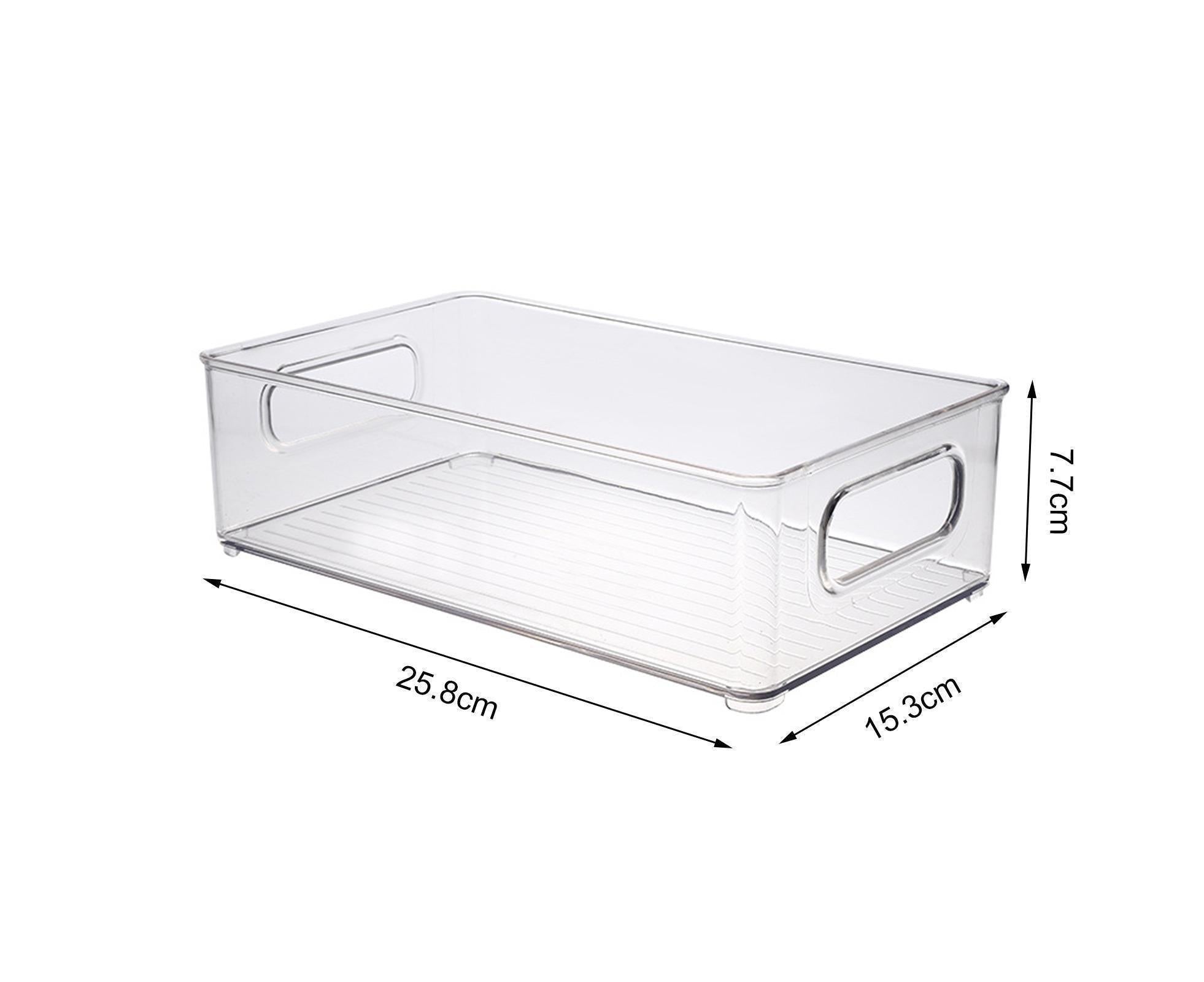 Refrigerator Organizer Bins Clear
