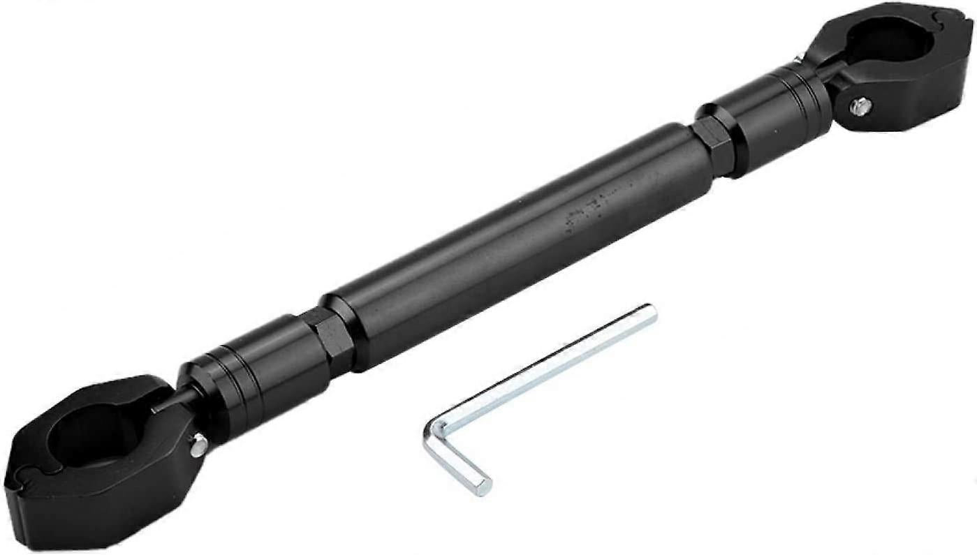 1Pcs Motorcycle Balance Bar Motorcycle Handlebar Big Car Modified Aluminum Alloy Motorcycle Balance Handlebar Cross Bar Motorcycle Accessories (Black)