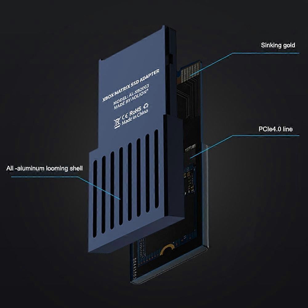 AOLION ALXB2063 For Xbox Series X/S M.2 Hardrive SSD Storage Expansion Card External Solid State