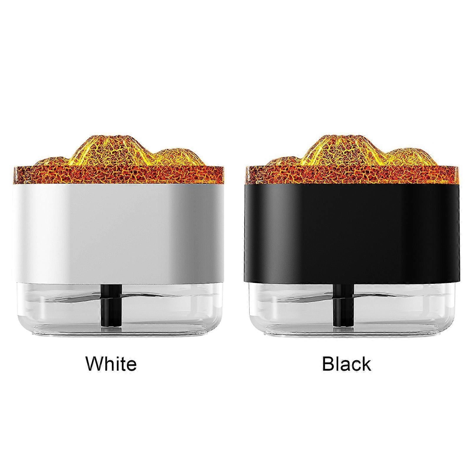 300ml Flame Effect Aromatherapy Humidifier with LED Light, Quiet USB Humidifier