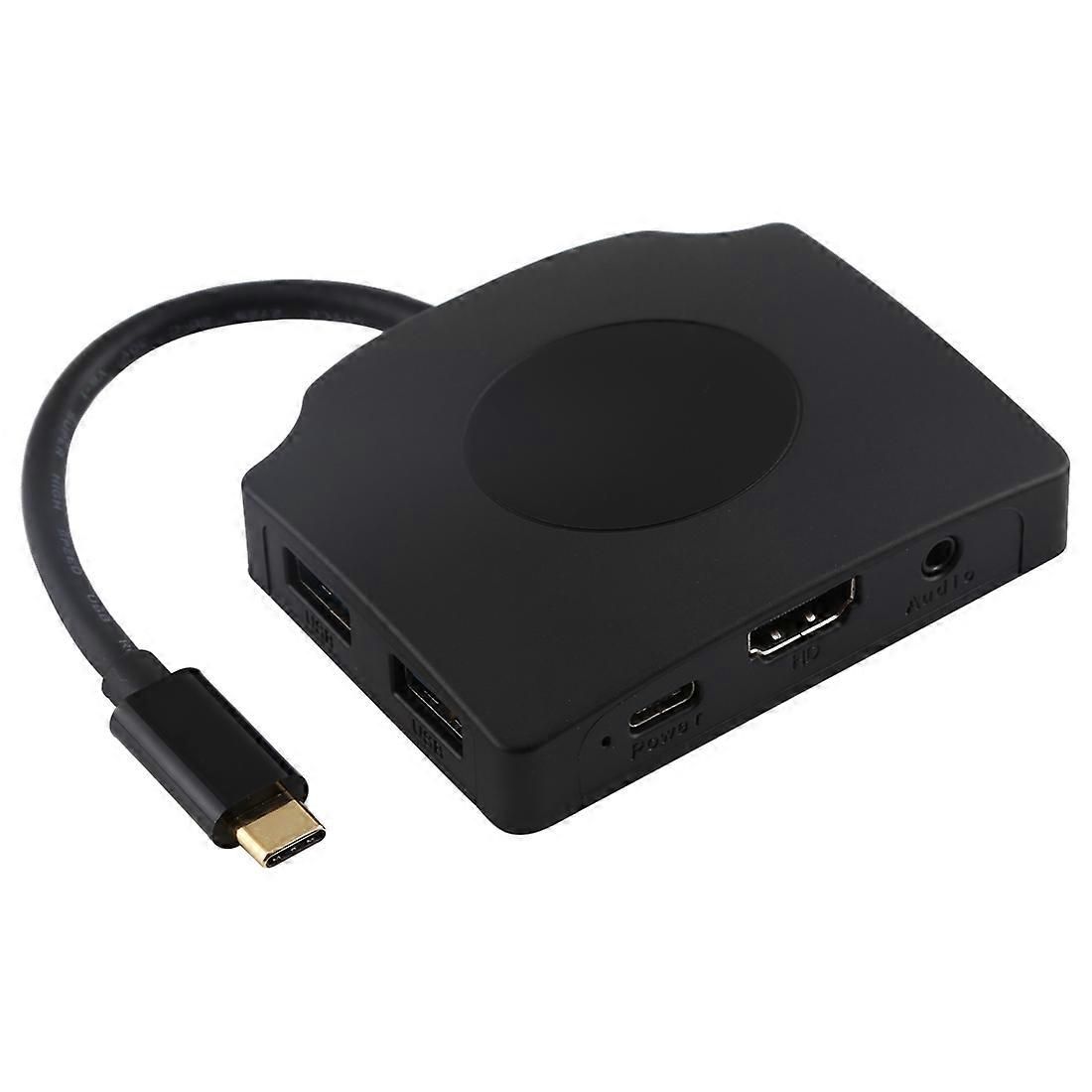 V178A USB-C Hub: 3xUSB 3.0, USB-C, HDMI, Audio, SD/TF Card Reader