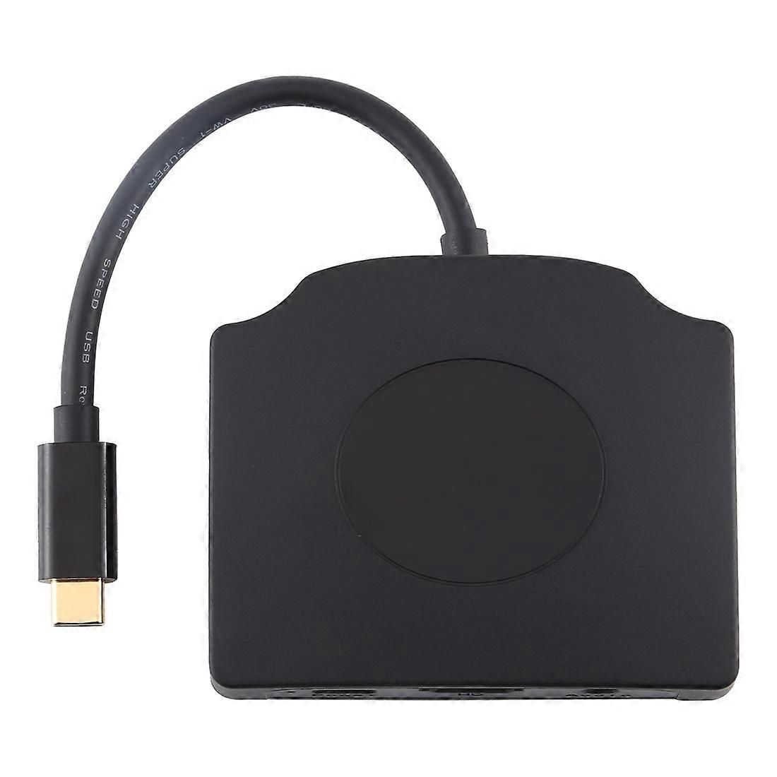 V178A USB-C Hub: 3xUSB 3.0, USB-C, HDMI, Audio, SD/TF Card Reader