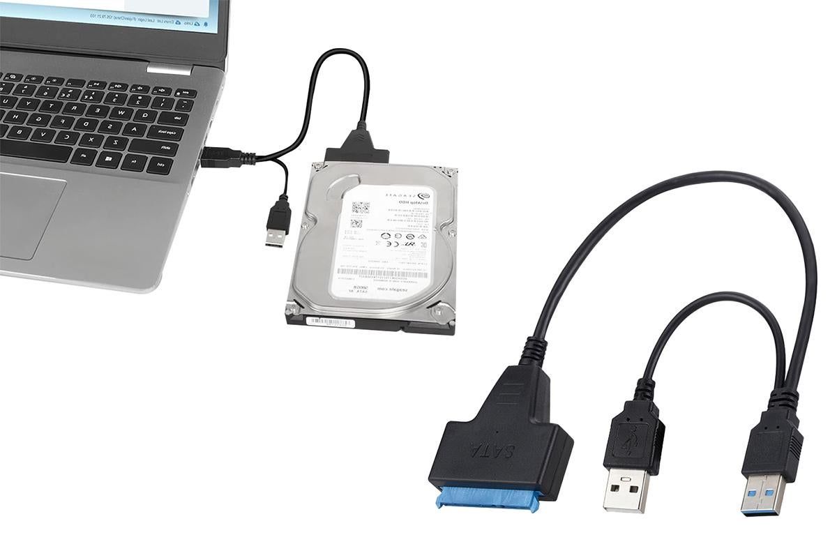 USB 3.0 to SATA Adapter Hard Drive Converter Cable SATA to USB 3.0 Adapter Cable External Hard Drive Converter Support UASP