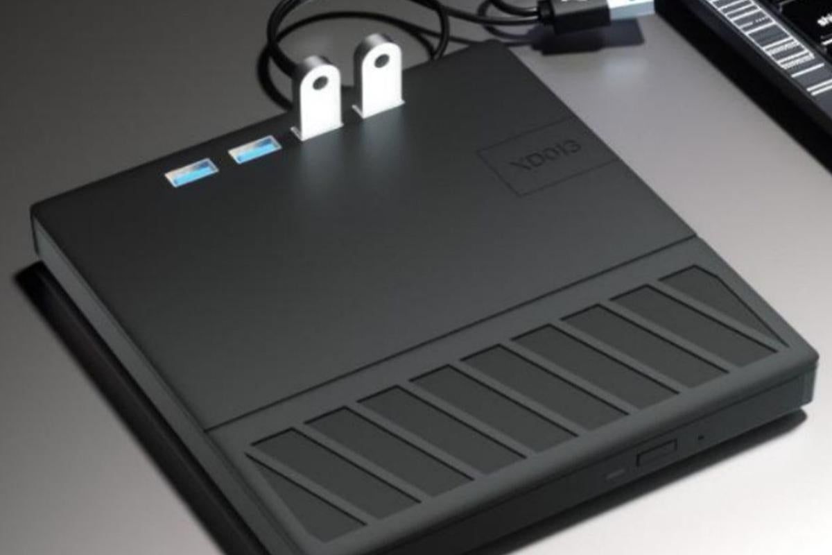 USB 3.0 & Type-C External DVD Drive with 7-in-1 Function - CD/DVD Burner & Card Reader for Laptop