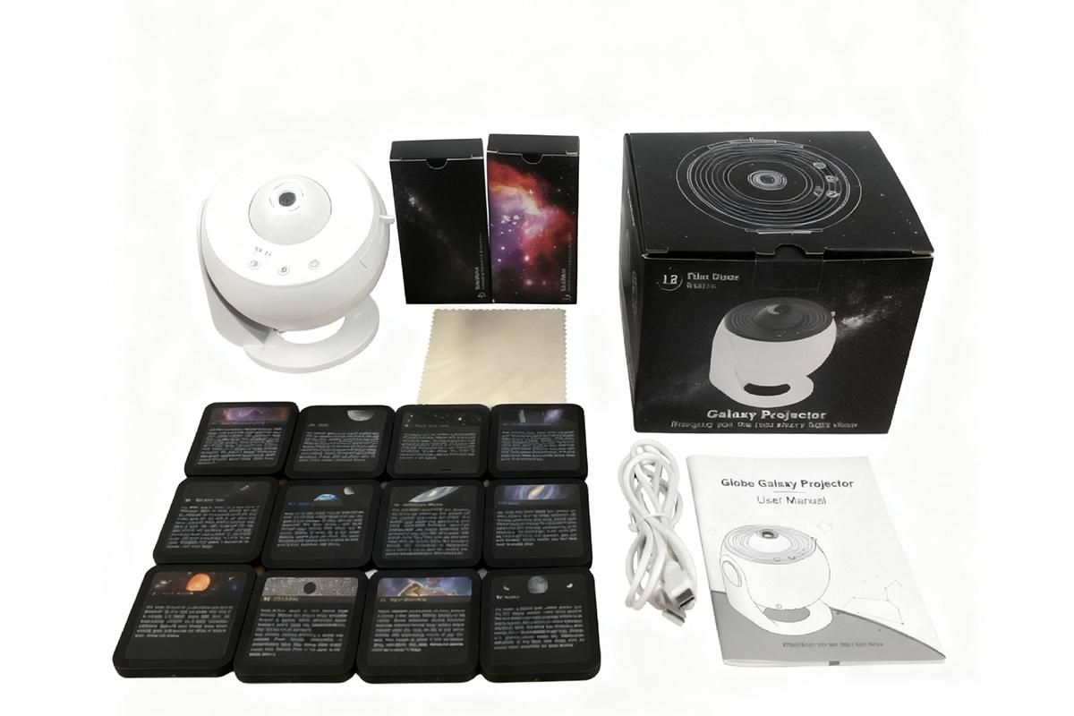 Galaxy Projector for Bedroom 13 Film Discs Projector - White