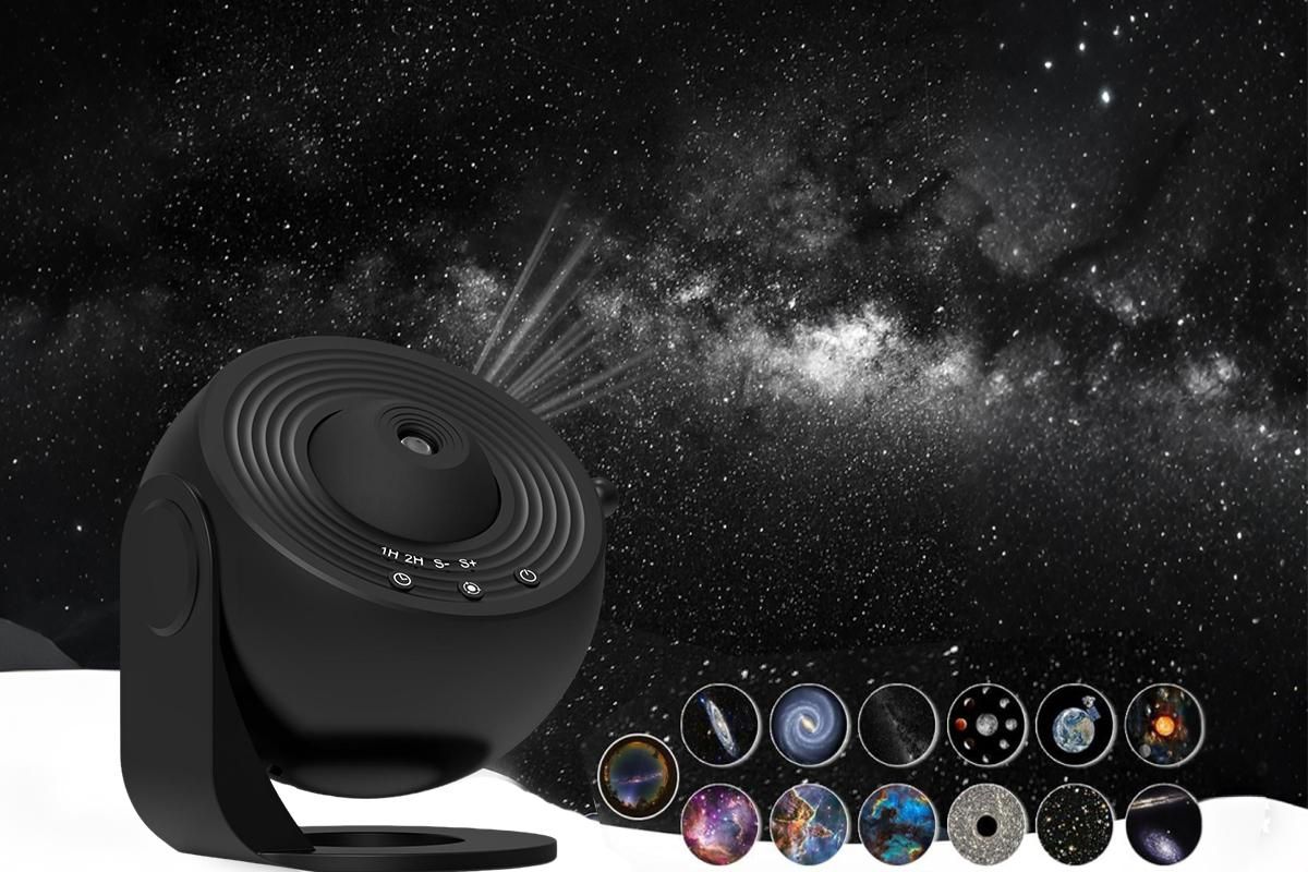 Galaxy Projector for Bedroom 13 Film Discs Projector - White