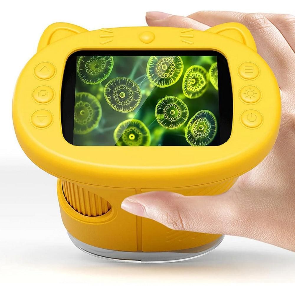 1000X Handheld Microscope - 1080P Mini Pocket Digital Microscope Yellow