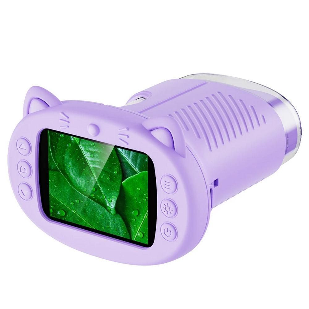 1000X Handheld Microscope - 1080P Mini Pocket Digital Microscope Purple