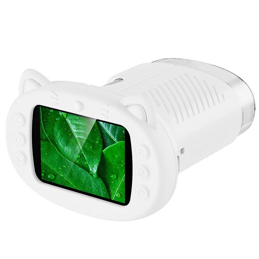 1000X Handheld Microscope - 1080P Mini Pocket Digital Microscope White