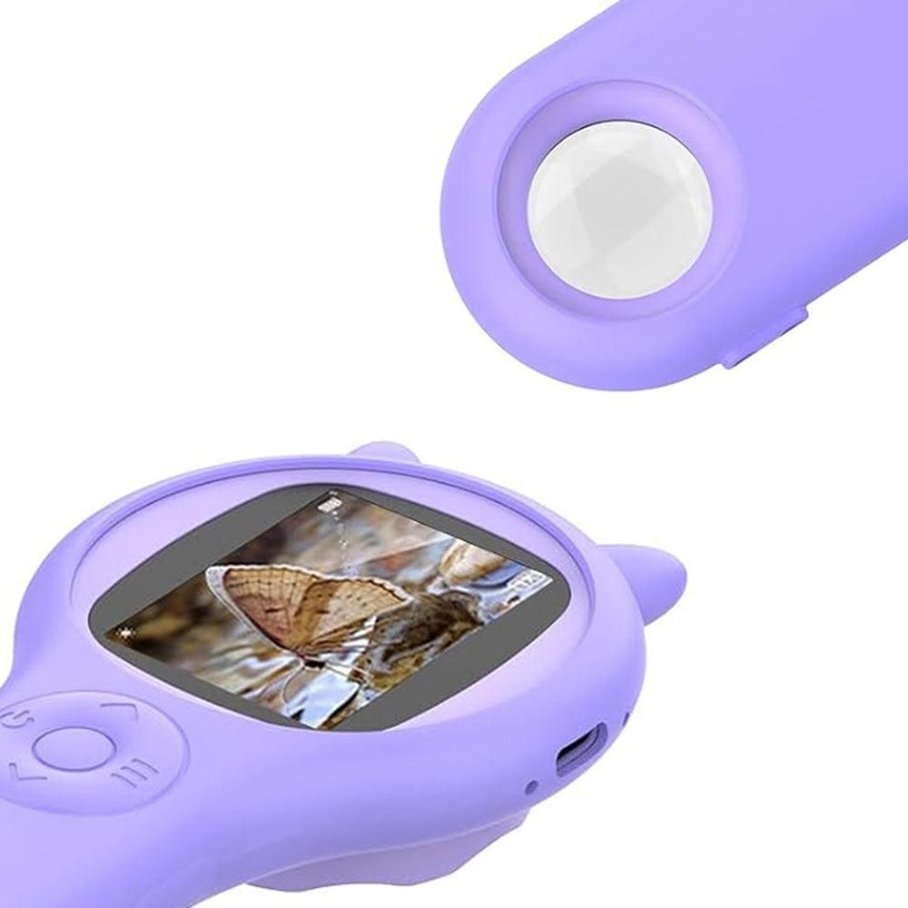 Mini Pocket Handheld Microscope Educational Science Tool for Christmas or Birthday - Purple