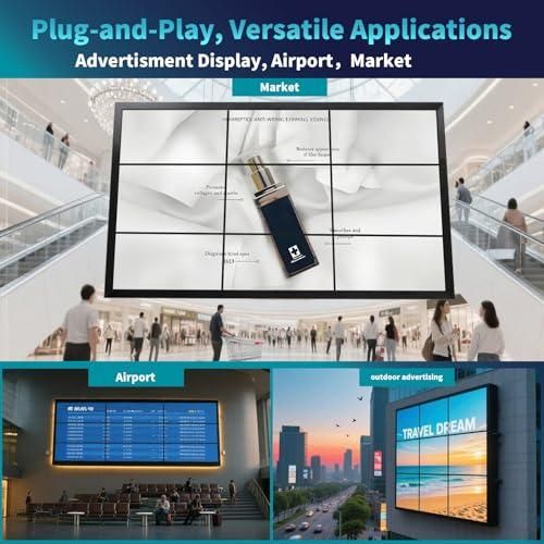 4K Video Wall Controller 3x3 Setup HDMI Processor 9 Outputs 17 Stitching Modes 1pc
