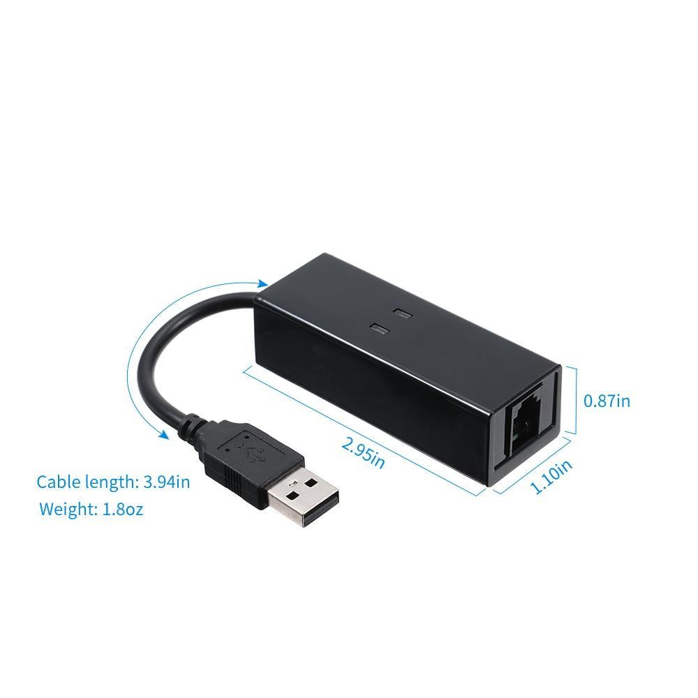 External USB 56K V.92 V.90 Dial Up Fax Modem for Win XP/VISTA7/8/10