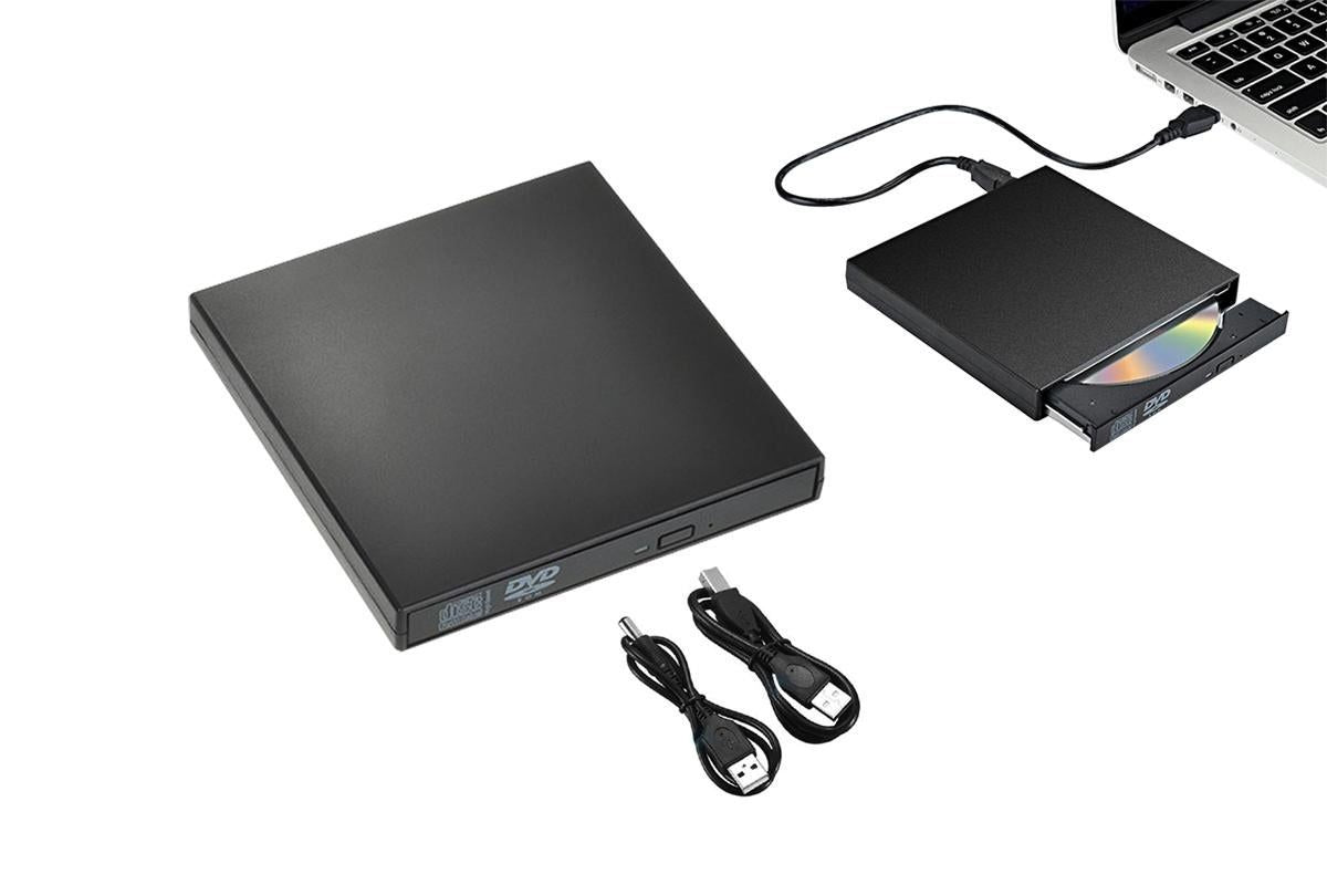 External CD RW Writer Player Protable USB 2.0 Drive for Laptop Notebook PC Desktop Computer-Silver